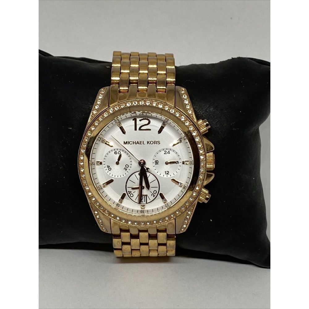 Michael Kors Pressley MK5836 Women Stainless Steel Analog Dial Wrist Watch UC486 - Picture 3 of 12